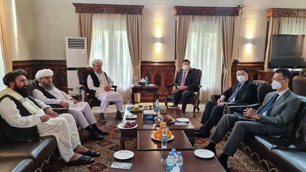 Первая официальная встреча талибов и китайских представителей в Кабуле - Sputnik Тоҷикистон