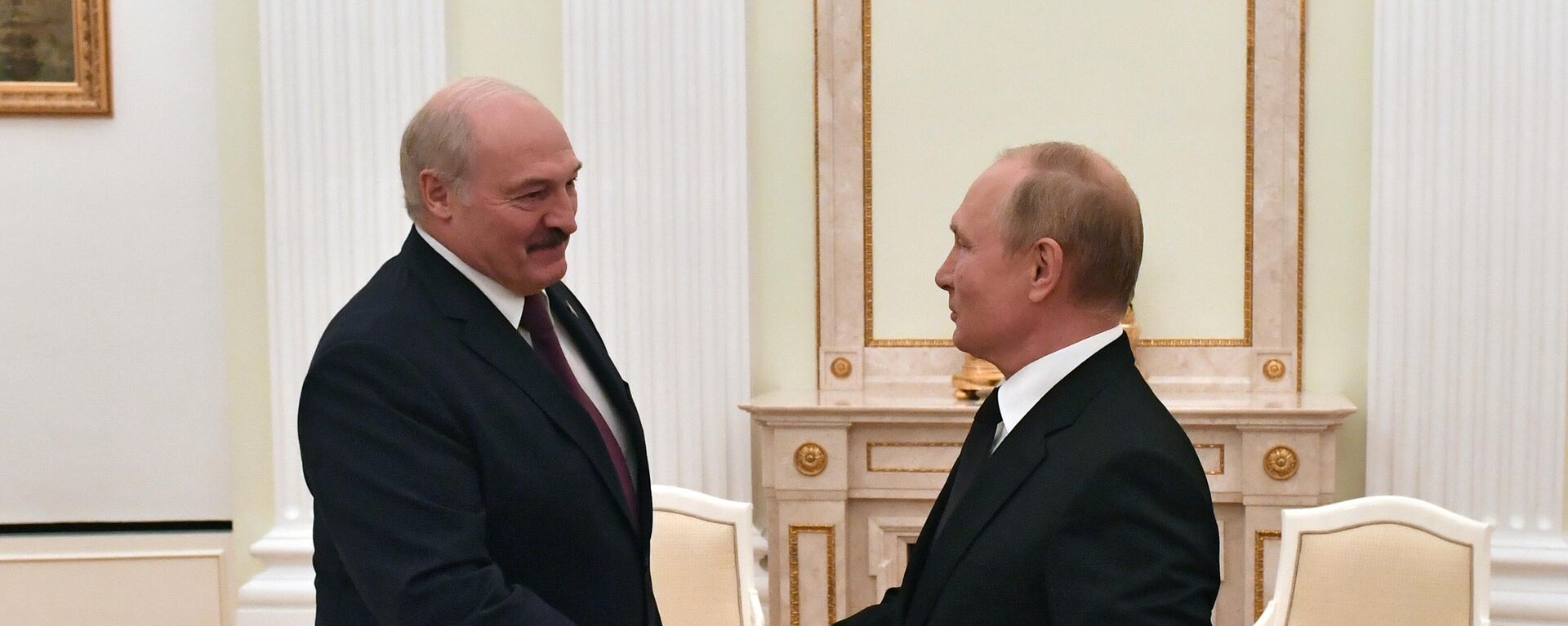 Президент РФ Владимир Путин и президент Белоруссии Александр Лукашенко - Sputnik Таджикистан, 1920, 10.09.2021