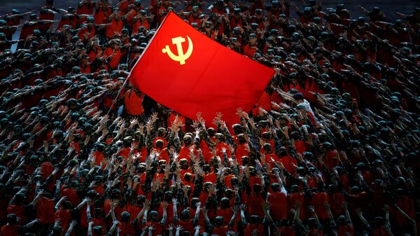 Шоу в честь 100-летия Коммунистической партии Китая в Пекине - Sputnik Таджикистан