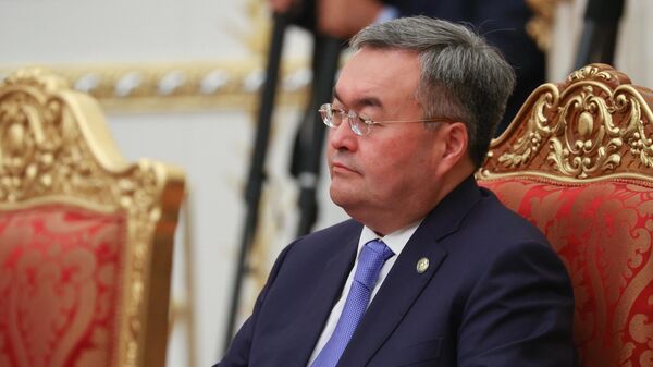 Министр иностранных дел Казахстана Мухтар Тлеуберди  - Sputnik Таджикистан