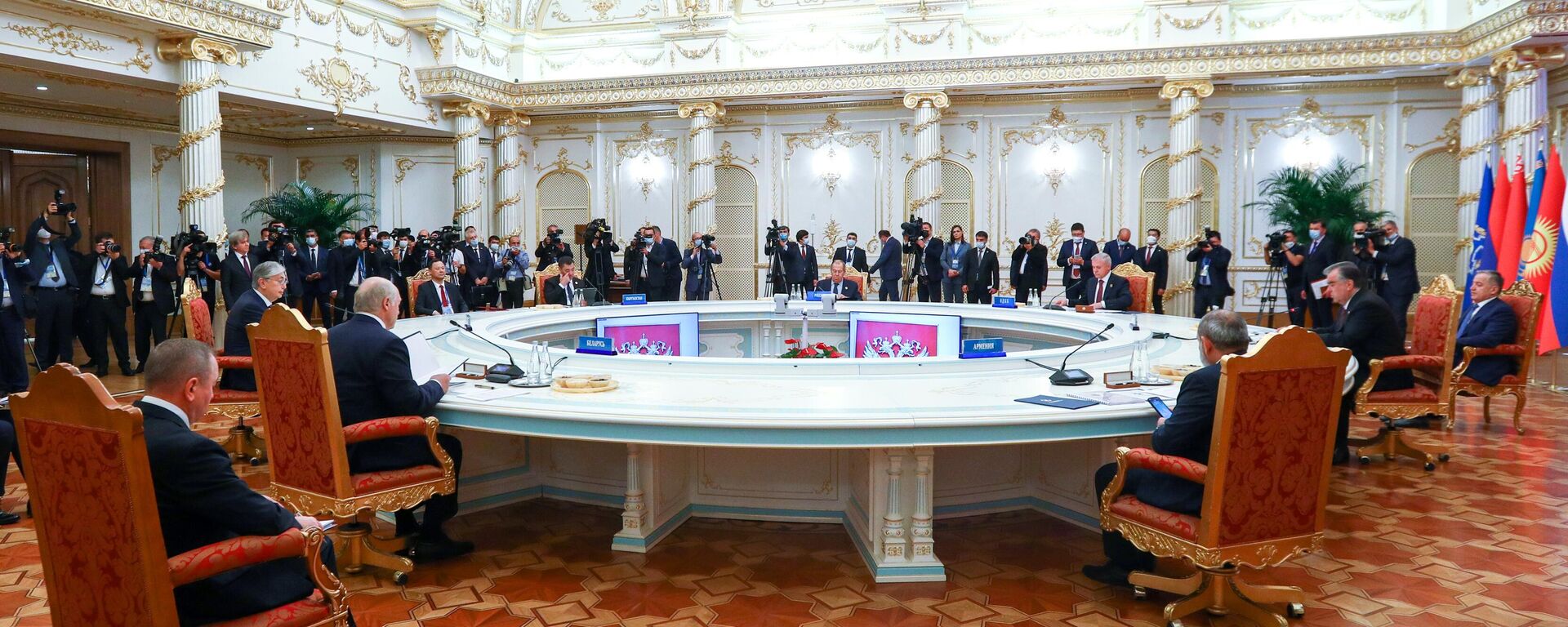 Заседание Совета коллективной безопасности Организации Договора о коллективной безопасности (ОДКБ) - Sputnik Таджикистан, 1920, 16.09.2021