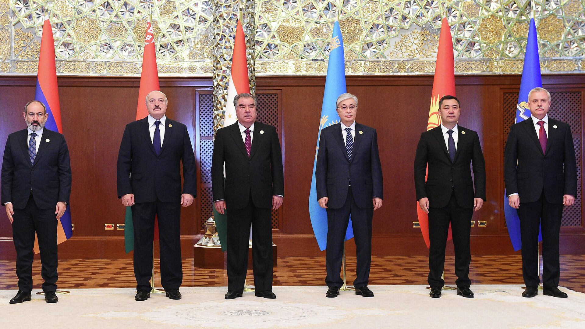 Страны участники заседание Совета коллективной безопасности ОДКБ - Sputnik Таджикистан, 1920, 16.09.2021
