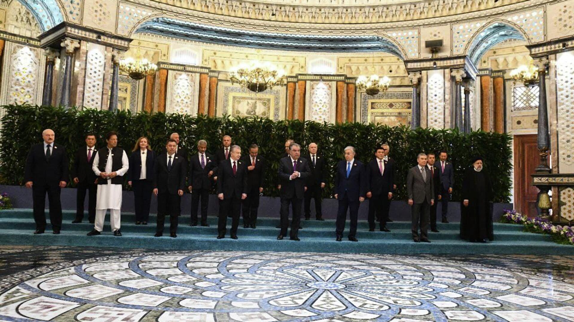 Заседание Совета глав государств Шанхайской организации сотрудничества, посвященное 20-летию создания ШОС - Sputnik Таджикистан, 1920, 17.09.2021