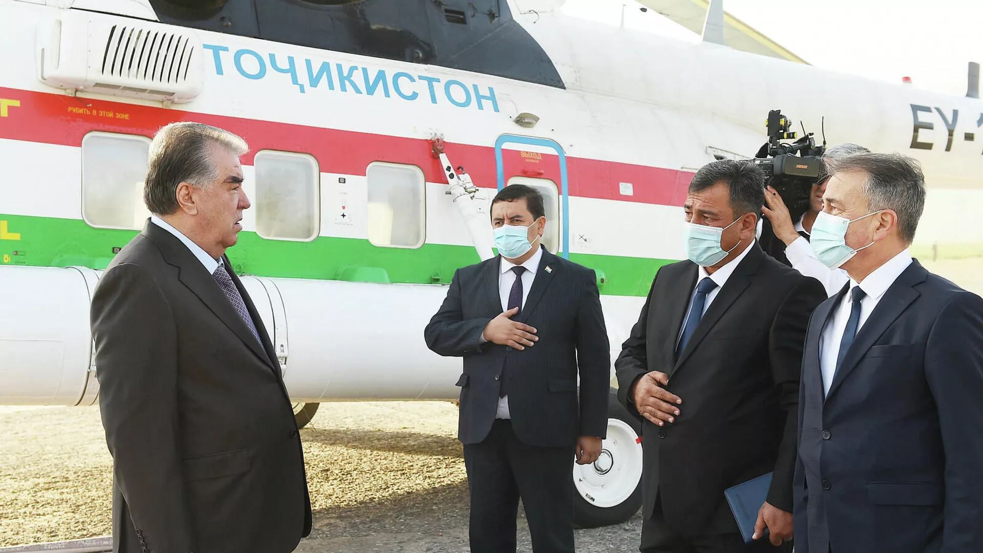 Рабочий визит Эмомали Рахмона в Лахшский район 
