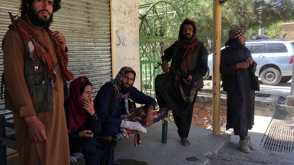 Боевики движения Талибан (террористическая организация, запрещена в России) в Кабуле - Sputnik Таджикистан