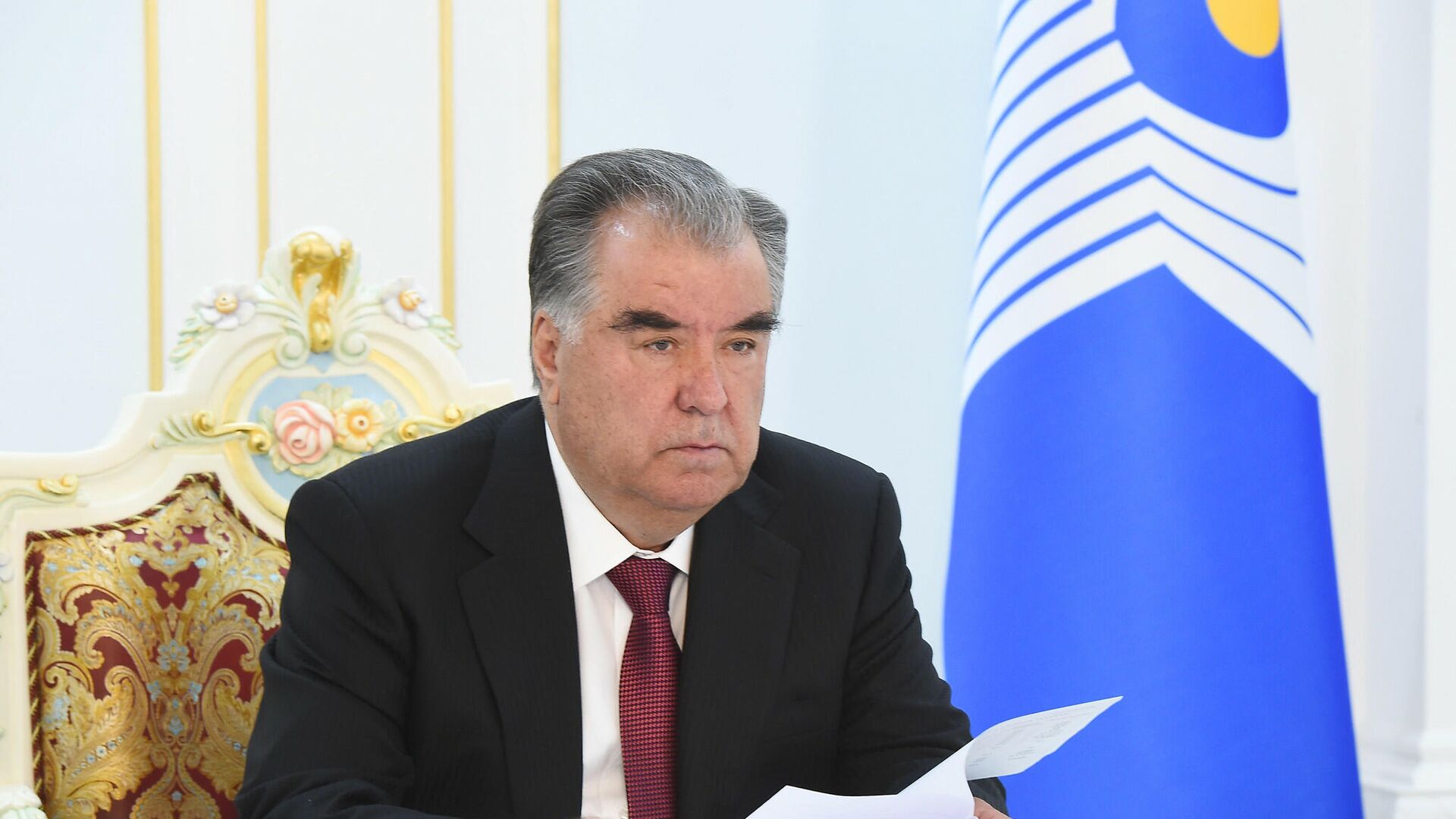 Президент Республики Таджикистан Эмомали Рахмон - Sputnik Таджикистан, 1920, 24.04.2022