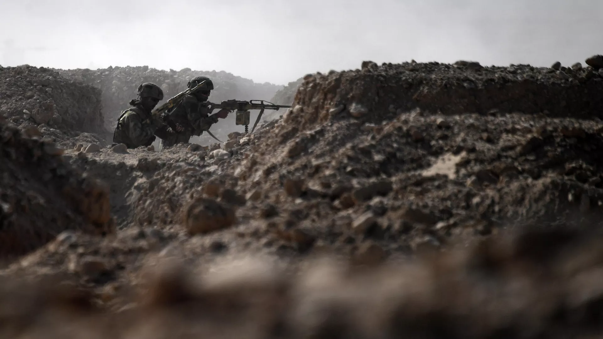 Военные во время операции