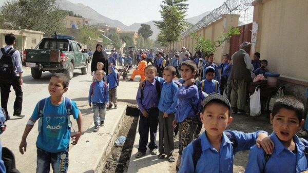 Школьники в Афганистане, архивное фото - Sputnik Тоҷикистон