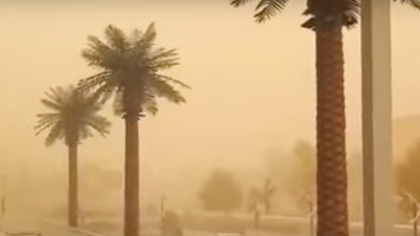 Пыльная буря в Ташкенте - Sputnik Таджикистан