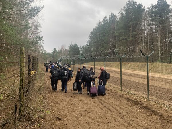 Минобороны Польши утверждает, что активность нелегальных мигрантов на границе осуществляется под контролем белорусских спецслужб. - Sputnik Таджикистан