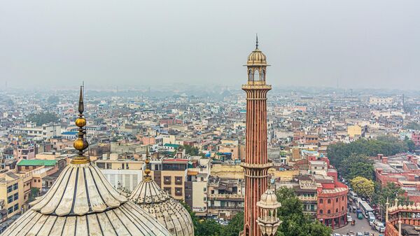 Вид на город Дели в Индии - Sputnik Таджикистан