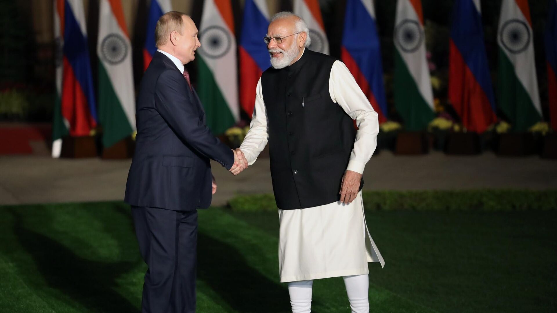 Рабочий визит президента РФ В. Путина в Индию - Sputnik Таджикистан, 1920, 07.12.2021