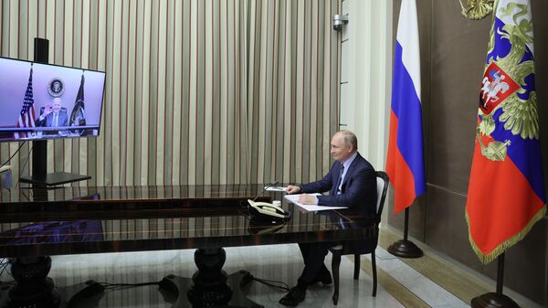 Переговоры президента РФ В. Путина и президента США Дж. Байдена - Sputnik Тоҷикистон