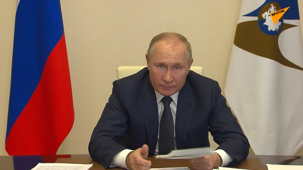 Путин принимает участие в заседании Высшего Евразийского экономического совета - Sputnik Таджикистан