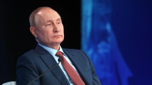 Президент РФ В. Путин принял участие в работе XXX съезда РСПП - Sputnik Таджикистан