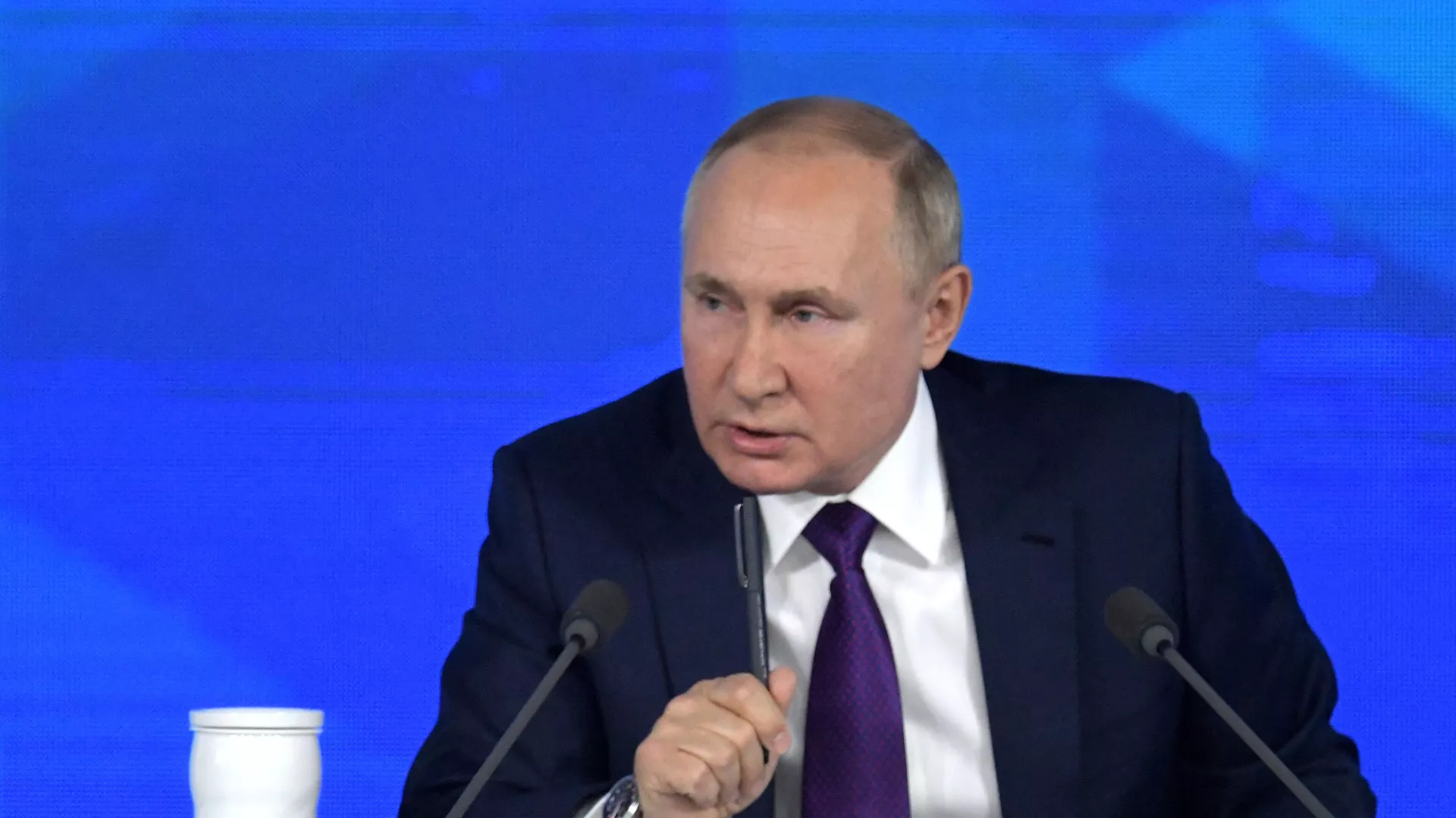 Ежегодная пресс-конференция президента России Владимира Путина