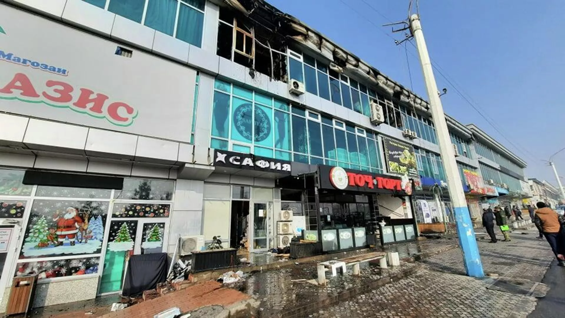 Сӯхтори қаҳвахонаи Насими Баҳор дар Хуҷанд