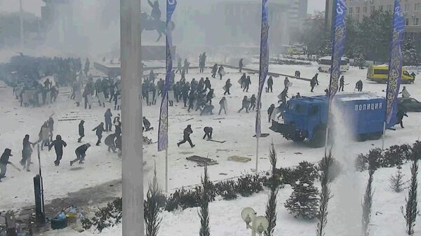 Протесты в Казахстане - Sputnik Тоҷикистон