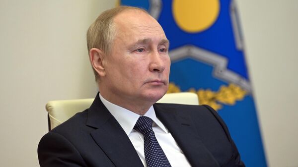 Президент РФ В. Путин принял участие во внеочередном заседании Совета коллективной безопасности ОДКБ - Sputnik Таджикистан
