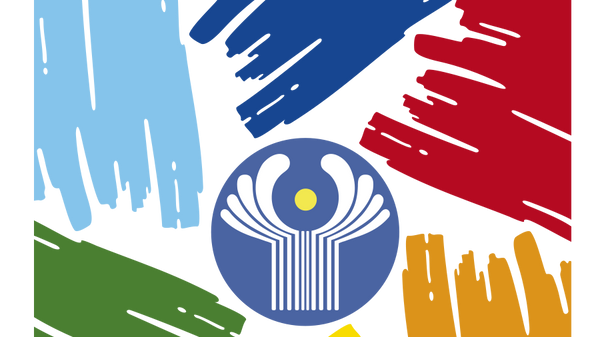 Логотип молодежные Дельфийские игры государств-участников СНГ - Sputnik Тоҷикистон