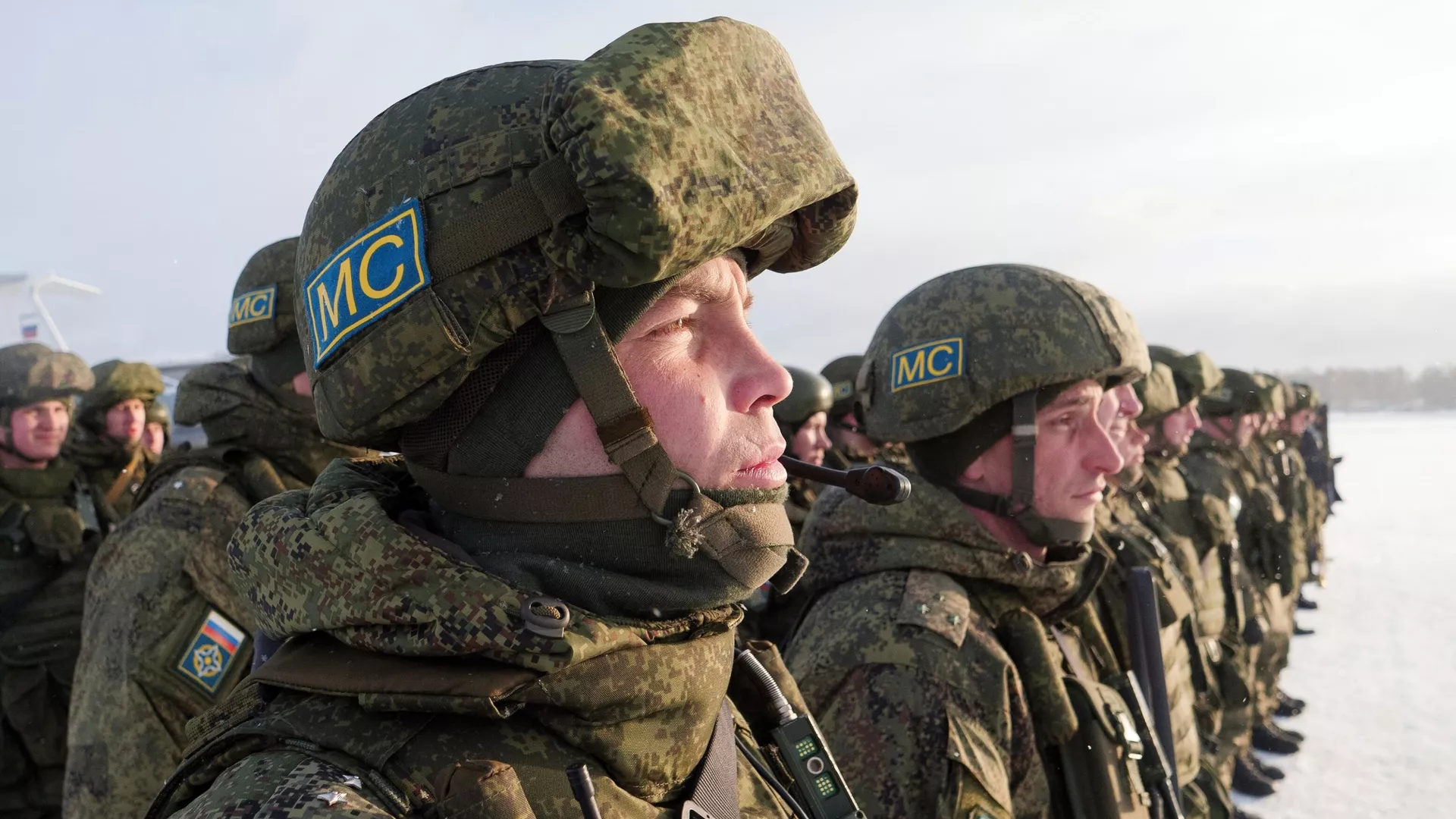 Встреча российских миротворцев ОДКБ на аэродроме Иваново-Северный