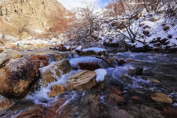 Примечательно, что дорога через ущелье проходит мимо множества мостов с великолепными видами водопадов. - Sputnik Таджикистан