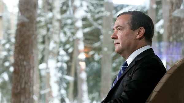 Заместитель председателя Совбеза РФ Д. Медведев дал интервью российским СМИ - Sputnik Таджикистан