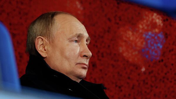 Владимир Путин на открытии зимних Олимпийских игр в Пекине  - Sputnik Тоҷикистон
