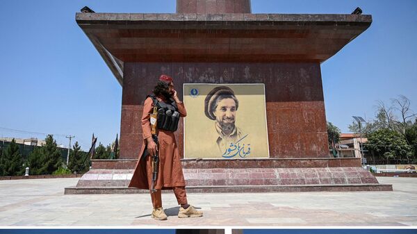 Коллаж из фотографий одной локации до и после прихода к власти Талибана* в Афганистане - Sputnik Тоҷикистон