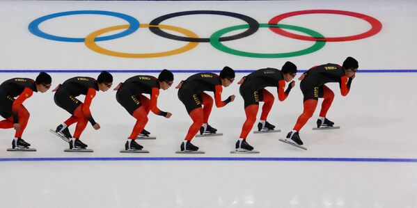 Олимпийские игры 2022 года в Пекине, конькобежный спорт - мужчины, 1500 м. - Sputnik Таджикистан