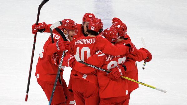 Хоккей, Олимпиада в Пекине-2022, сборная ОКР - Sputnik Таджикистан