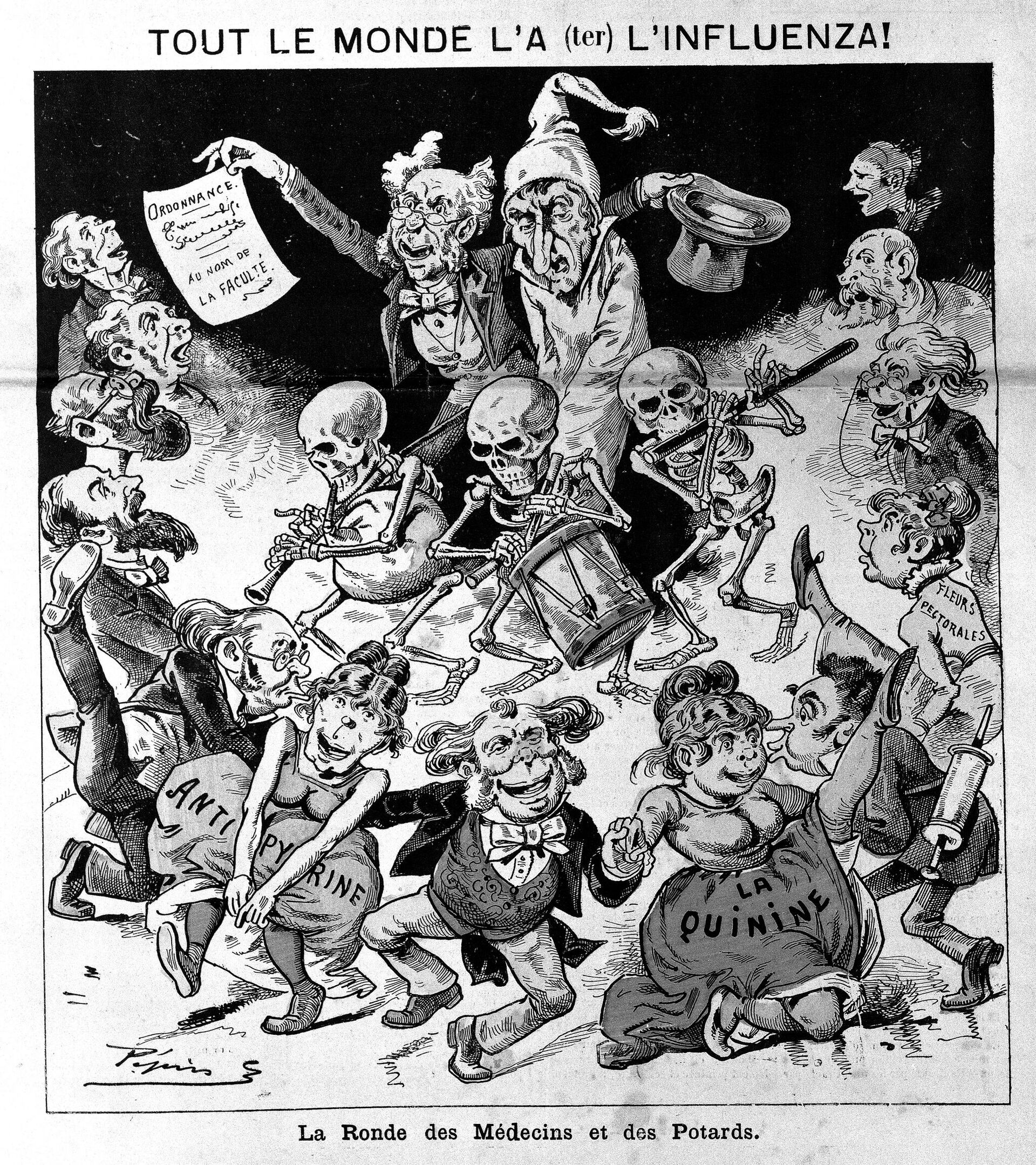 Пандемия гриппа (1889–1890), иллюстрация  - Sputnik Таджикистан, 1920, 17.02.2022