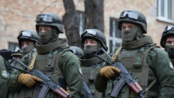 Сотрудники Управления специальных операций НАБУ приняли присягу в Киеве - Sputnik Таджикистан
