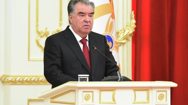 Эмомали Рахмон, получение верительных грамот от вновь назначенных послов - Sputnik Таджикистан