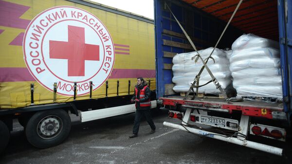 Московский Красный Крест отправил гуманитарную помощь в Луганск - Sputnik Таджикистан