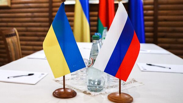 Российско-украинские переговоры в Беларуси  - Sputnik Тоҷикистон
