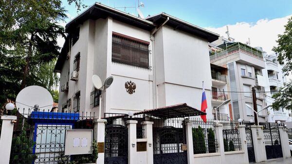 Здание посольства России в Северной Македонии - Sputnik Таджикистан