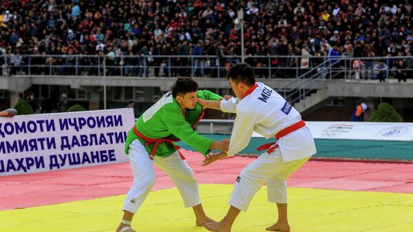 Международный турнир по вольной народной борьбе - гуштингири в Таджикистане - Sputnik Таджикистан