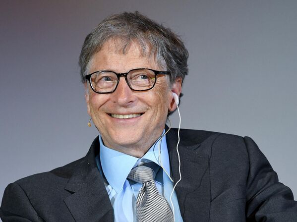 Американский филантроп Билл Гейтс на мероприятии &quot;Инновационный потенциал в Африке&quot; в Берлине. - Sputnik Таджикистан
