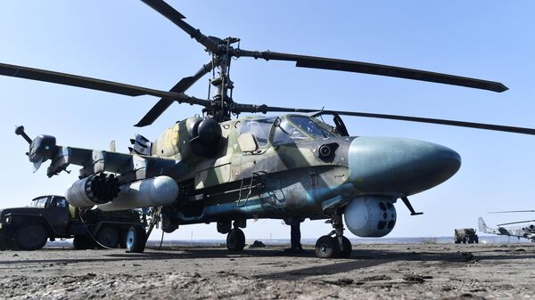 Ударный вертолет Ка-52 ВКС России - Sputnik Таджикистан