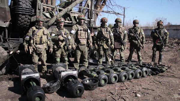 Военная техника западного производства, захваченная российскими десантниками на Украине - Sputnik Таджикистан