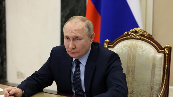 Владимир Путин - совещание по экономическим вопросам - Sputnik Тоҷикистон