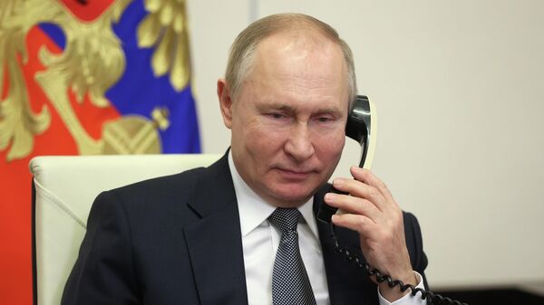 Телефонный разговор президента РФ В. Путина  - Sputnik Таджикистан