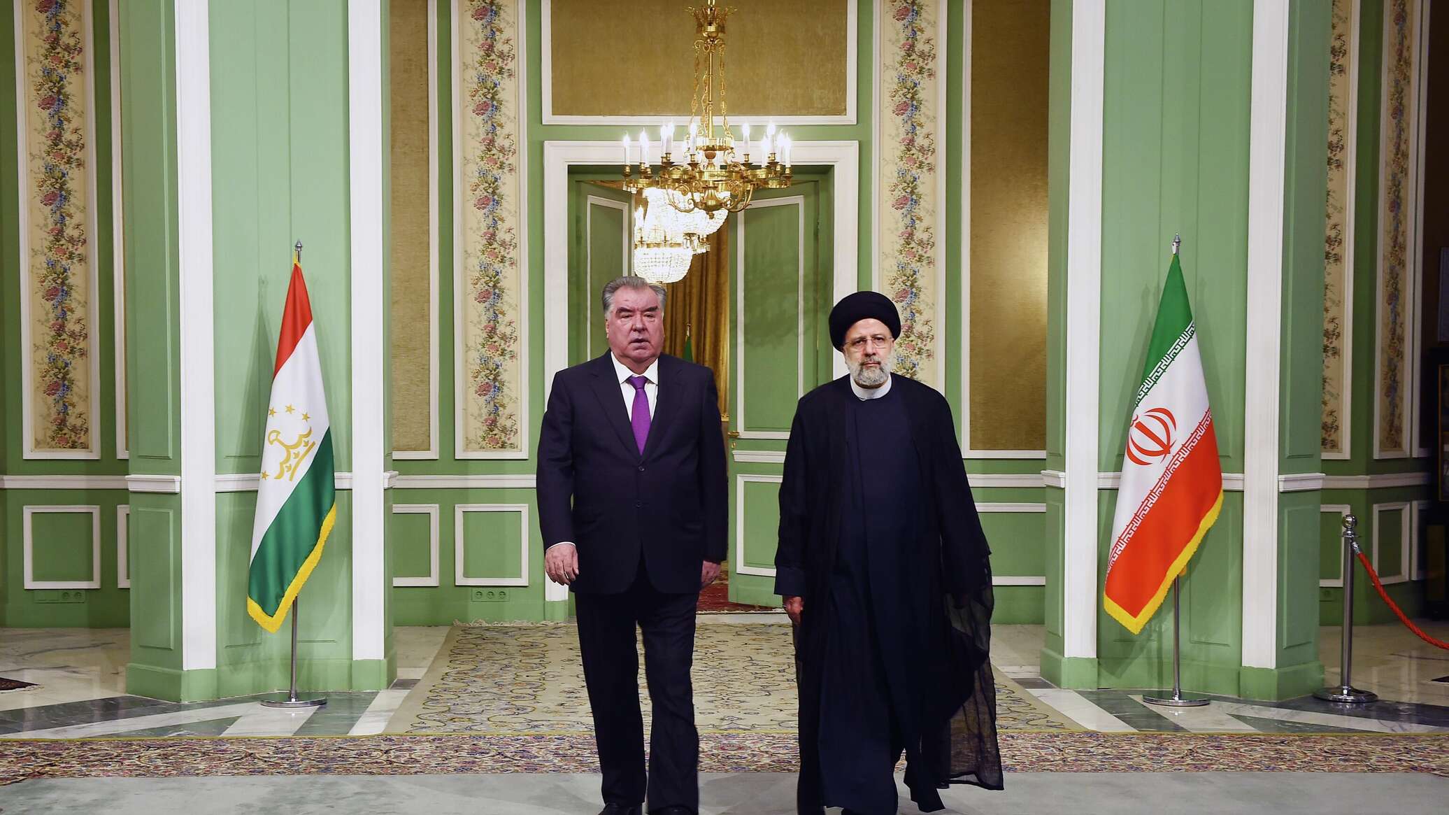 Эмомали Рахмон и президент Ирана