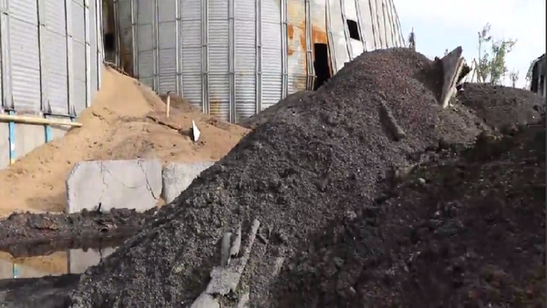 Видео РИА Новости. Украинские войска подожгли тонны зерна в хранилищах порта Мариуполя - Sputnik Таджикистан