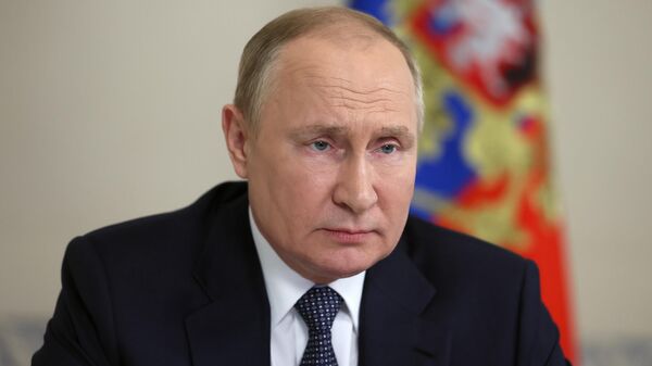 Президент РФ В. Путин обратился с приветствием к участникам Делового форума БРИКС - Sputnik Таджикистан