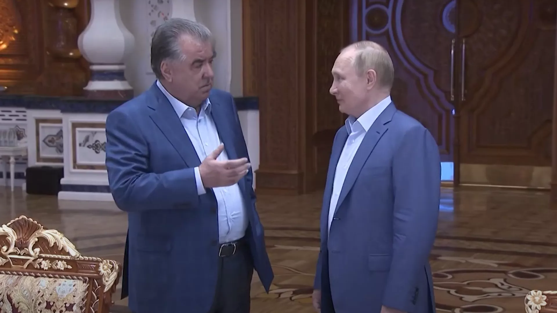 Вечер дружбы Таджикистана и России-Эмомали Рахмон и Владимир Путин