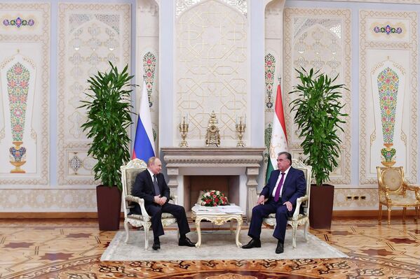 Главной темой переговоров стало сотрудничество между Россией и Таджикистаном в разных сферах. - Sputnik Таджикистан