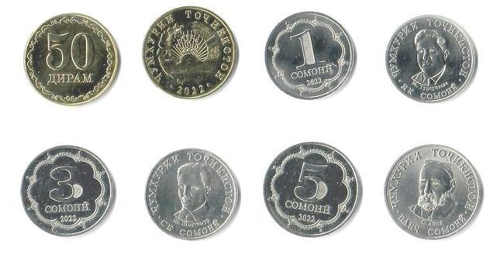 Новые монеты в Таджикистане 2022 - Sputnik Таджикистан, 1920, 04.07.2022