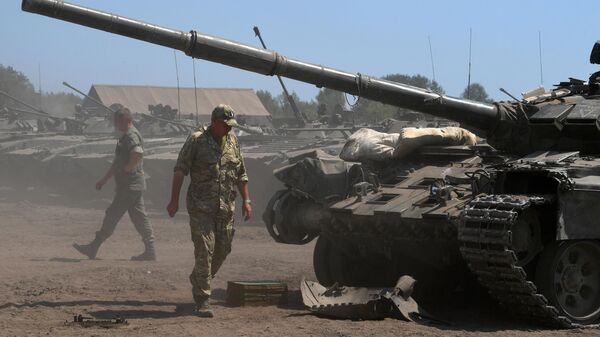Военнослужащие ремонтного батальона в зоне проведения специальной военной операции - Sputnik Таджикистан